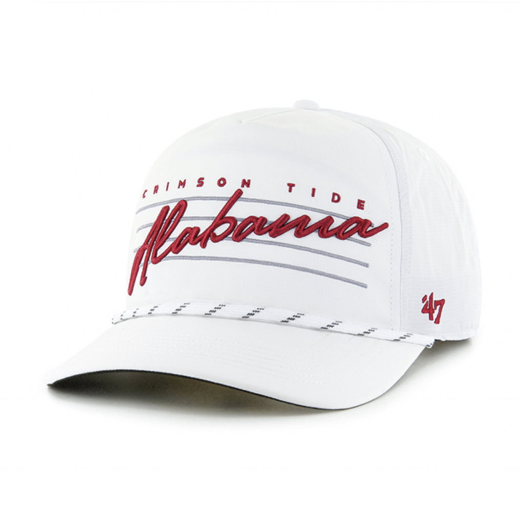 The Locker Room | ’47 Brand Alabama Crimson Tide White Downburst Rope Hat