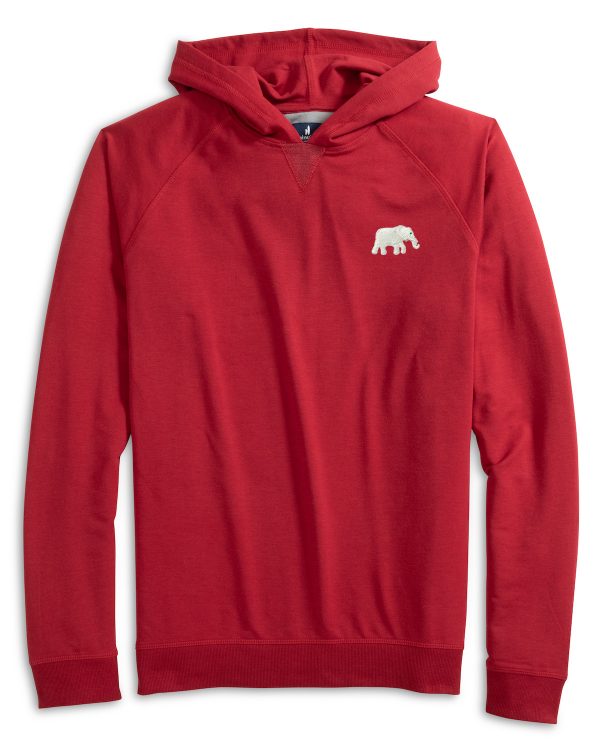 Johnnie-O Amos Crimson Elephant Hoodie