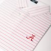 White Double Stripe Script "A" Knit - Image 2